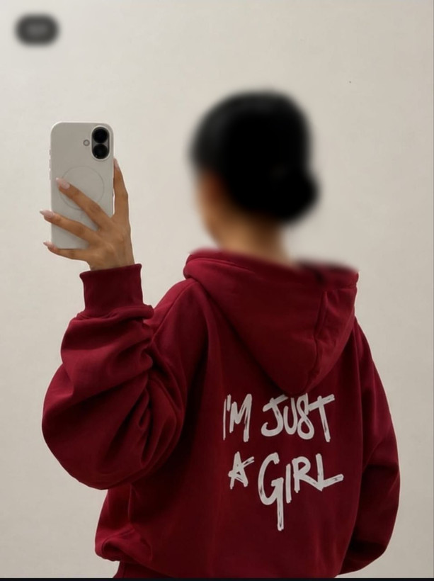 سویشرت بیسیک پاییزه “I’M JUST A GIRL” دخترانه