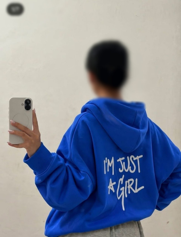 سویشرت بیسیک پاییزه “I’M JUST A GIRL” دخترانه