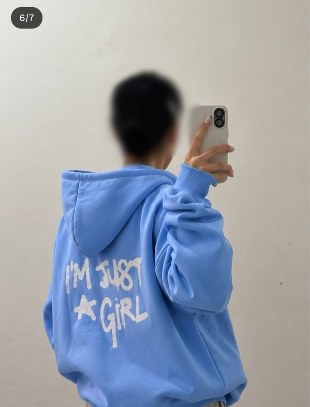 سویشرت بیسیک پاییزه “I’M JUST A GIRL” دخترانه