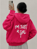 سویشرت بیسیک پاییزه “I’M JUST A GIRL” دخترانه