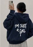 سویشرت بیسیک پاییزه “I’M JUST A GIRL” دخترانه