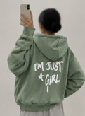 سویشرت بیسیک پاییزه “I’M JUST A GIRL” دخترانه