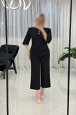 ست شومیز شلوار سه دکمه زنانه کد V276