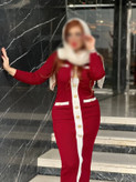 کفتان بافت جیب نما هفت دکمه زنانه زمستانه