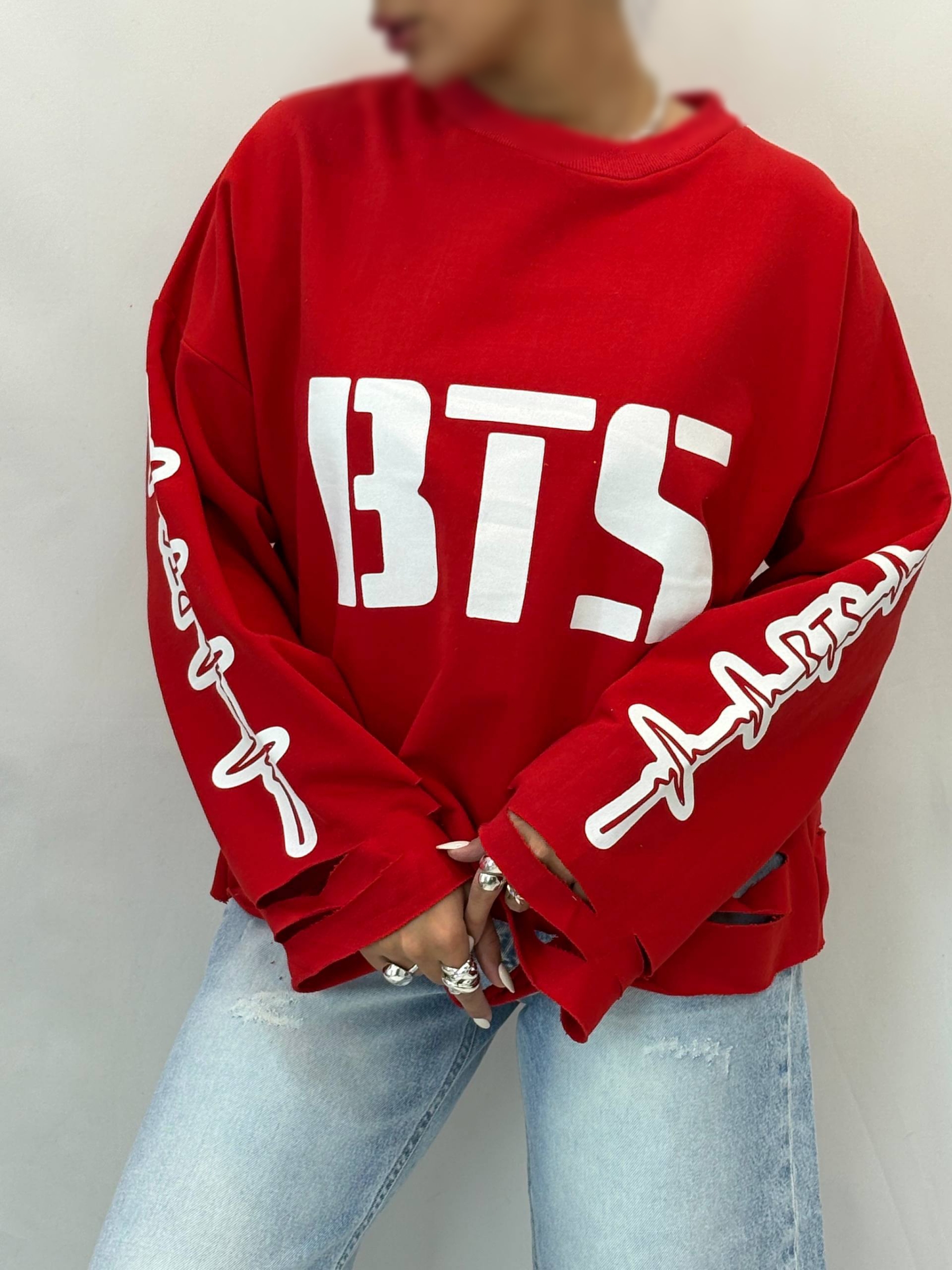 لانگ اسلیو زاپدار BTS زنانه