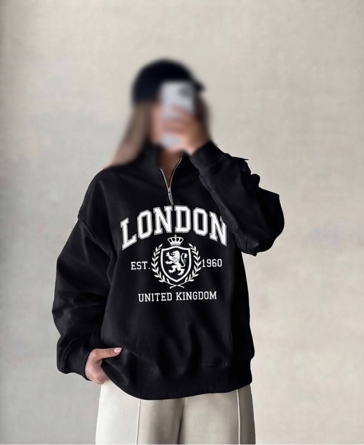 دورس نیم زیپ داخل کرک  London