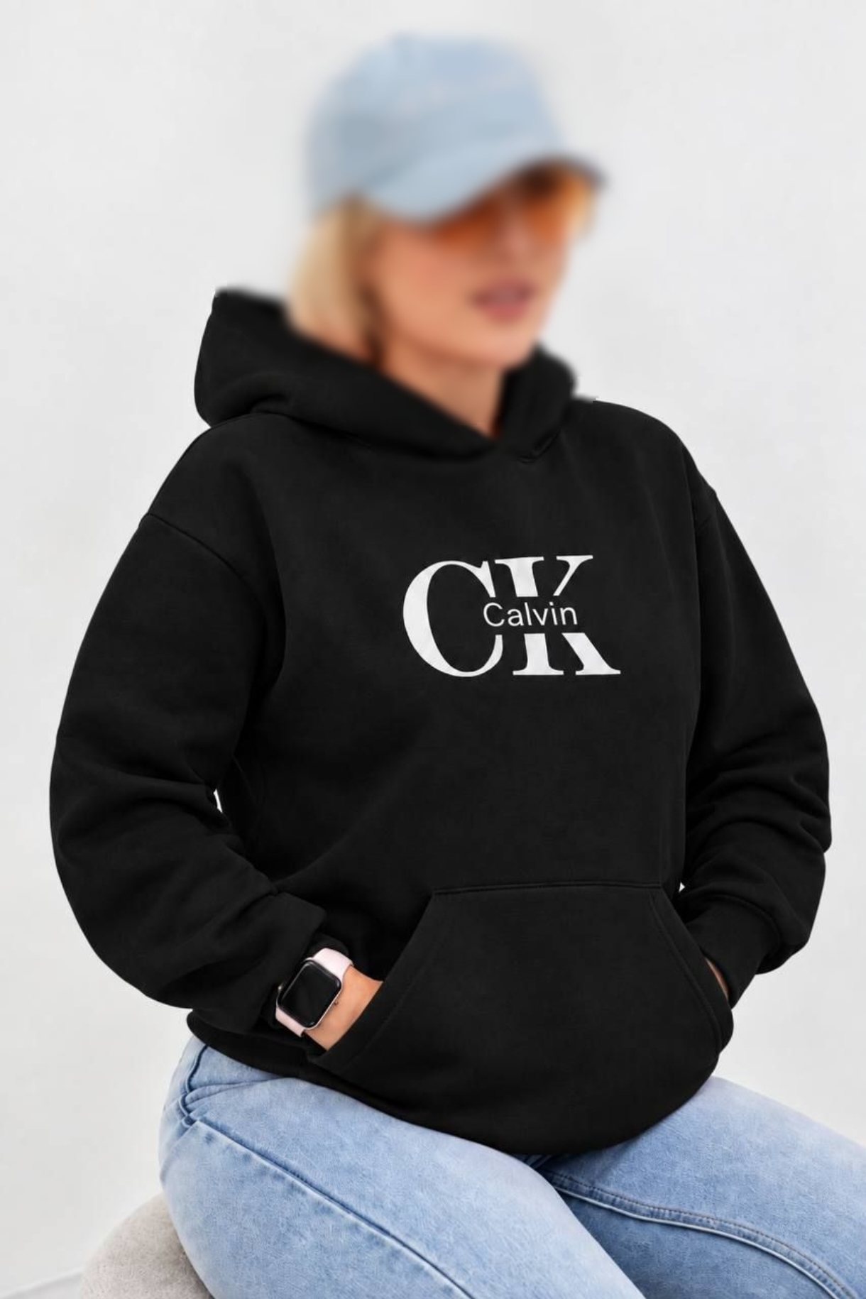 هودی کلاهدار CK زنانه