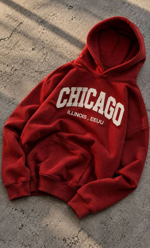 هودی کلاهدار لش قواره دار Chicago