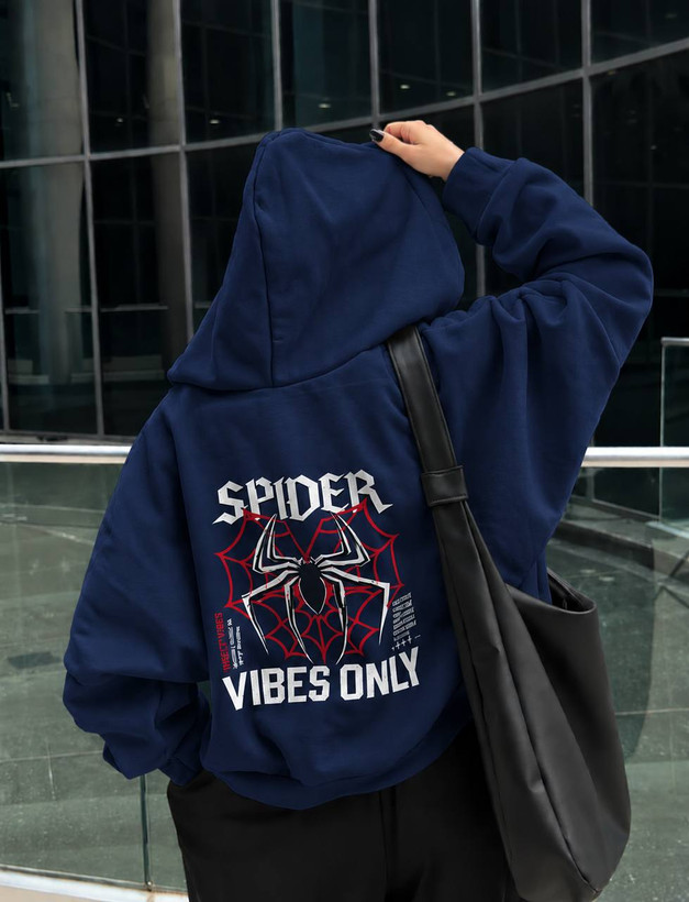 هودی کلاهدار لش قواره دار spider